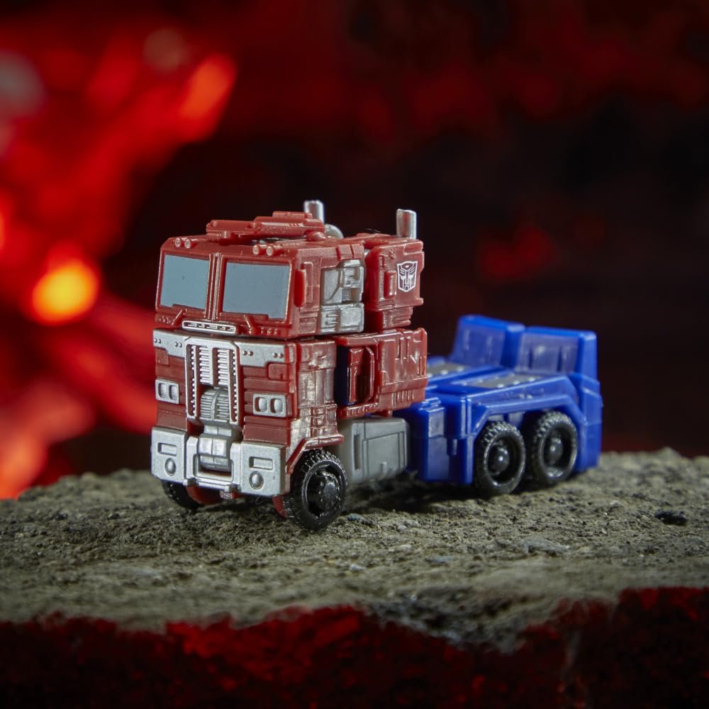 Transformers Toys Generations War for Cybertron: Kingdom Core Class WFC-K1 Optimus Prime Action Figure - Kids Ages 8 and Up, 3.5-inch