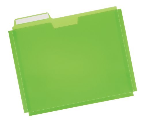 Globe-Weis Poly File Folder Pockets, Letter Size, Assorted Colors, 5 Pockets per Pack (83999)