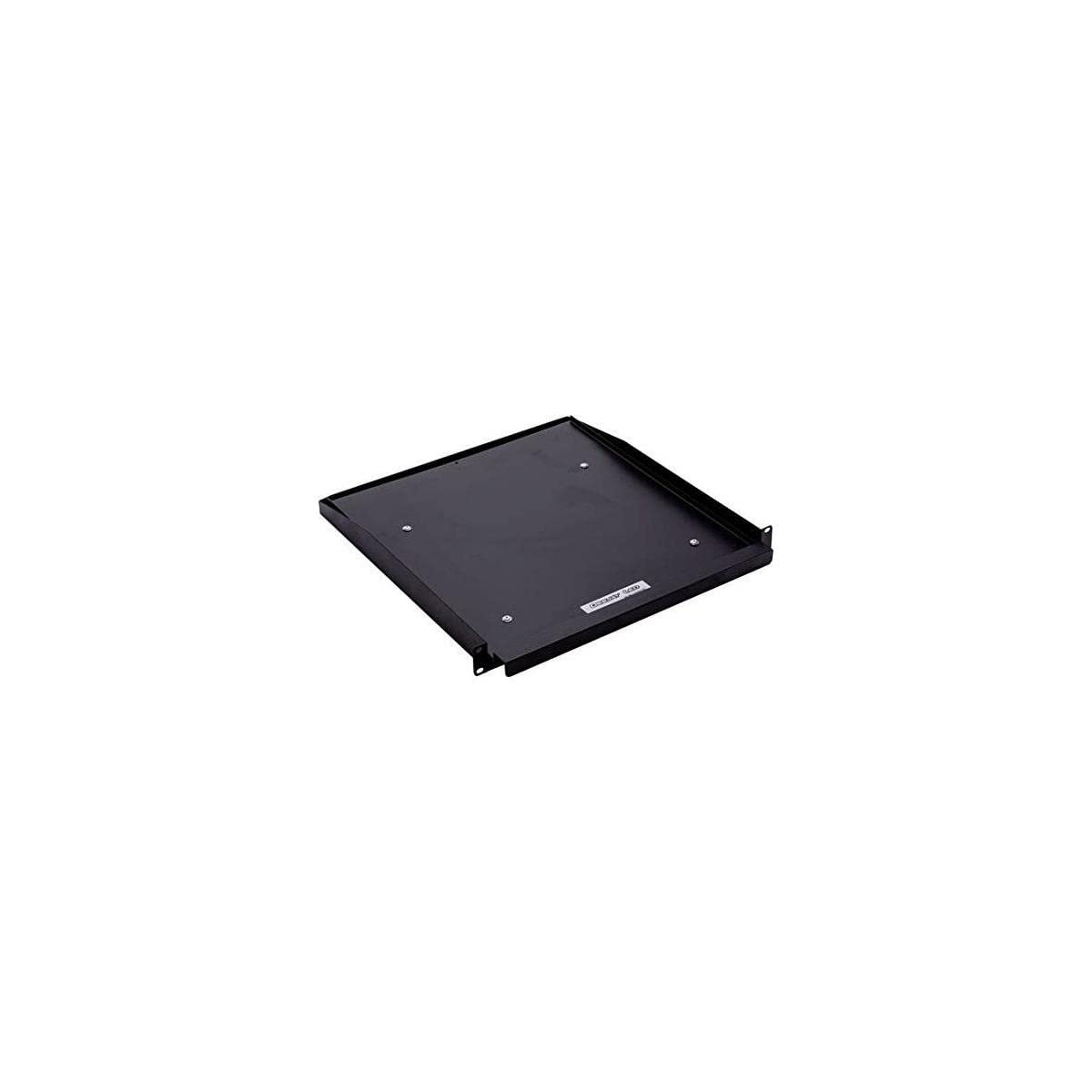 Top Quality Space Metal Slide Out Rack Tray For Professionals 19-in Wide Heavy Gauge Sliding Steel Shelf To Support Equipment With Easy Grip Front Edge Cushioned Stopper DEEJAY LED TBH1USLRT