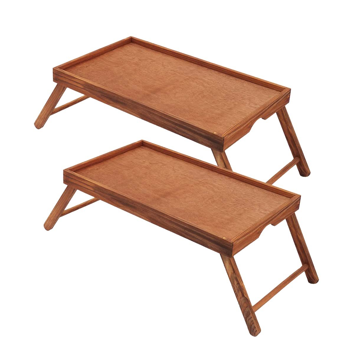 Home Basics Pine Bed Tray with Folding Legs