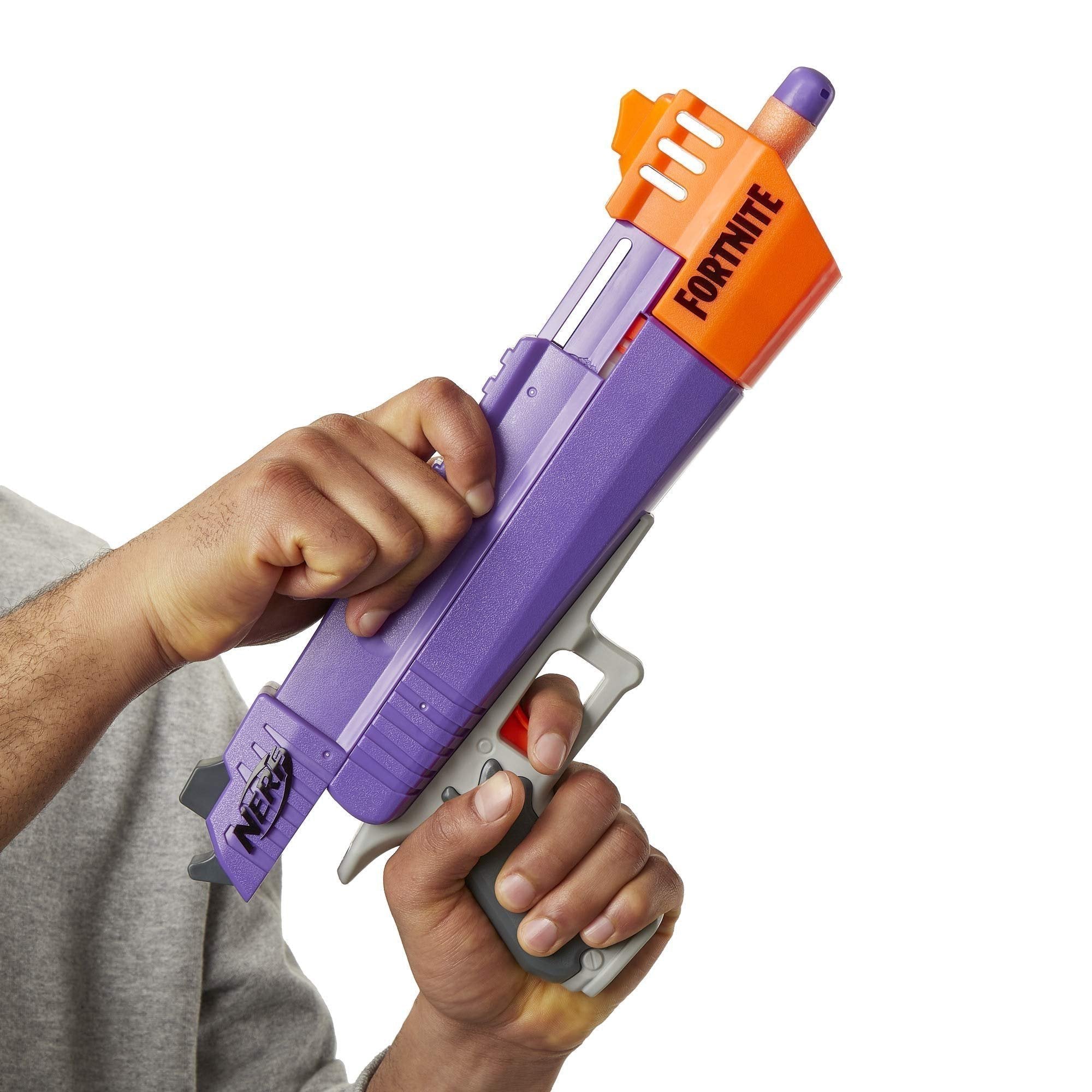 Nerf Fortnite HC-E Mega Dart Blaster - Includes 3 Official Mega Fortnite Darts - for Youth, Teens, Adults
