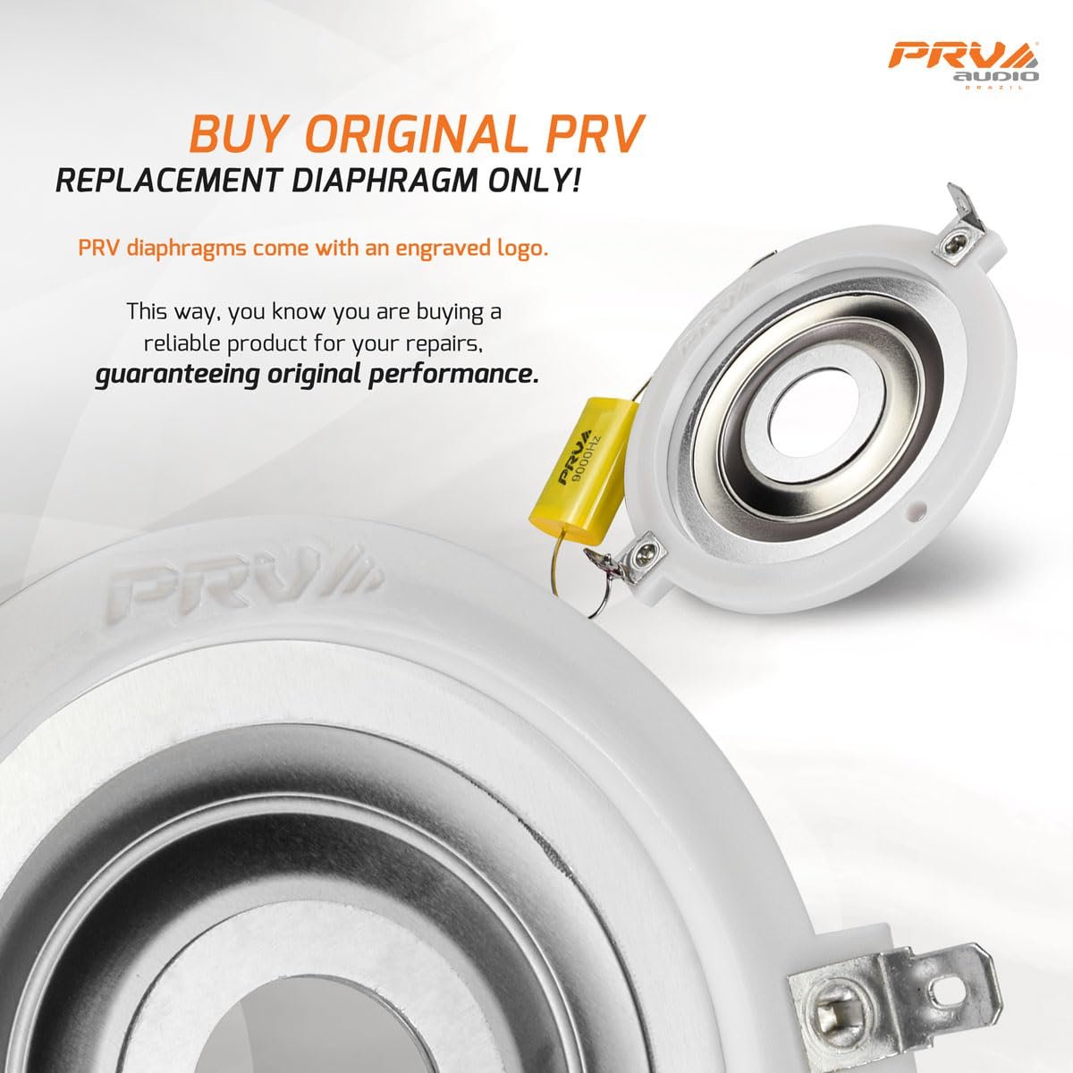 PRV AUDIO RPTW700Ti Original Replacement Diaphragm for TW700Ti, TW700Ti-CR and TW600Ti Super Tweeters