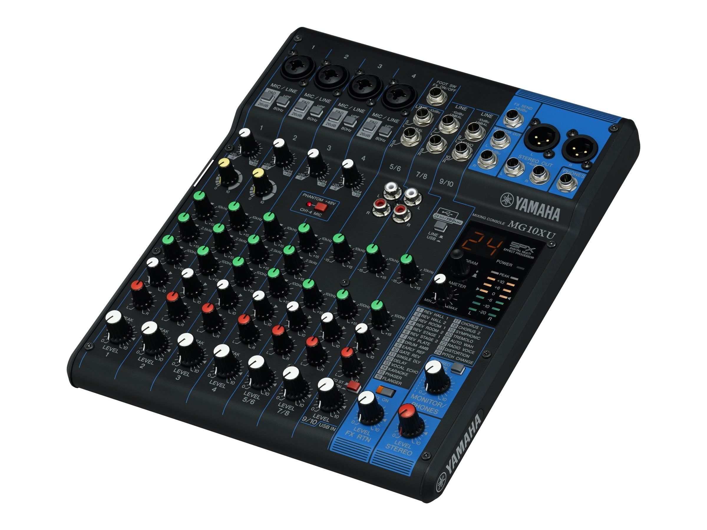 Yamaha MG10XU - Analog mixer with SPX - 10-channel