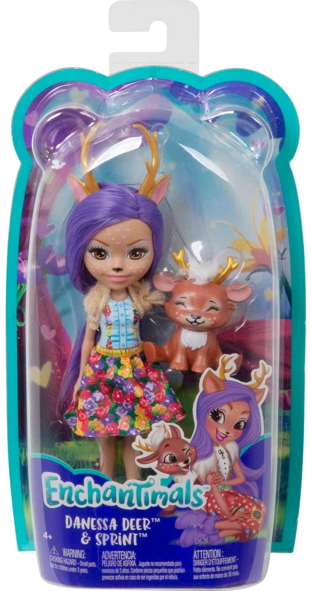 Spirit Enchantimals Doll and Small Animal Friend Figure, 6 inch Doll