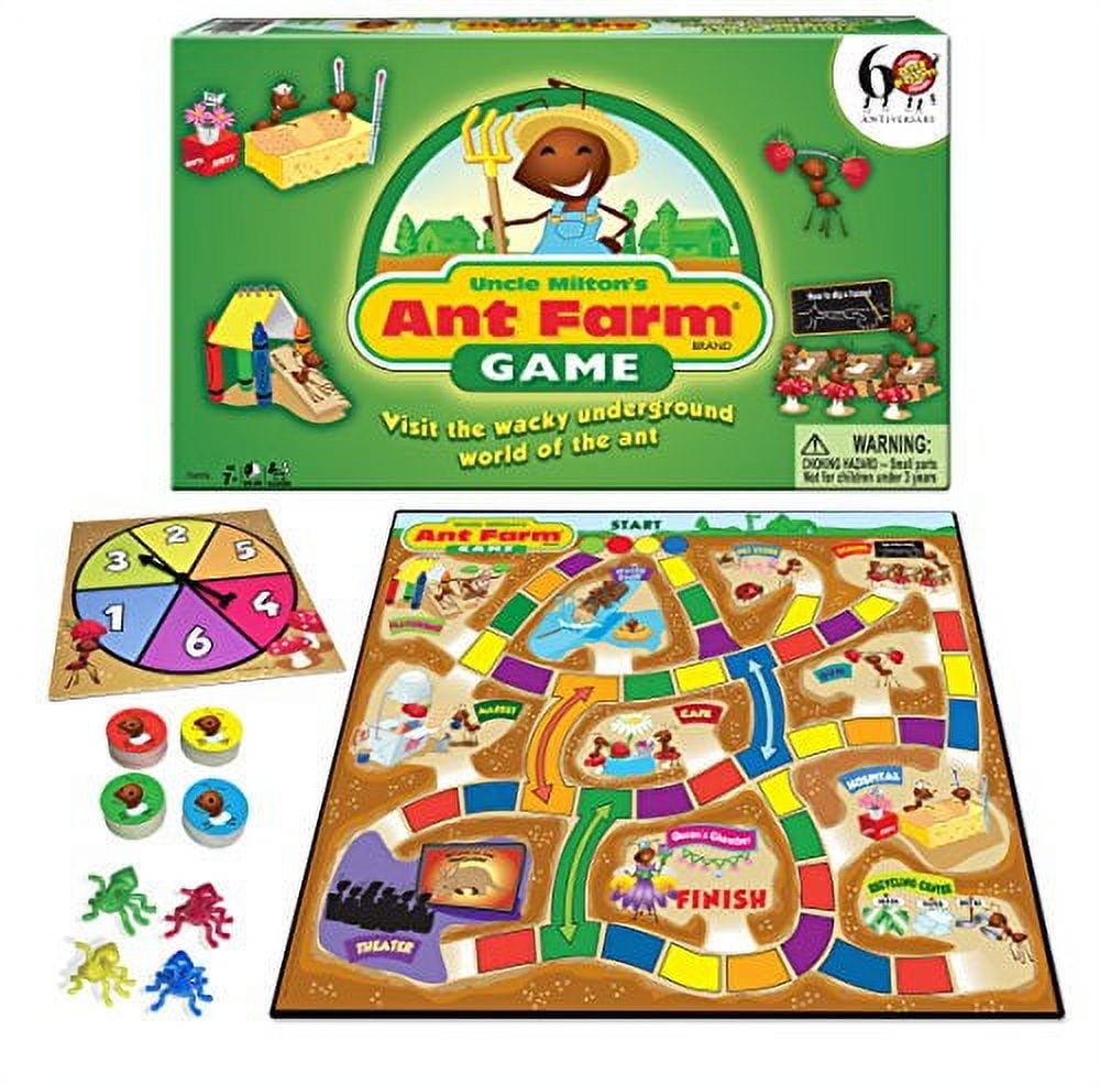 Uncle Miltons Ant Farm Game Board Game