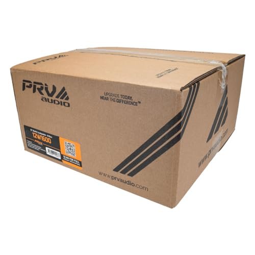 PRV AUDIO 12 Inch Woofer 12W1600, 1600 Watts, 4 in Voice Coil, 8 Ohm, Pro Audio Speaker (Single)