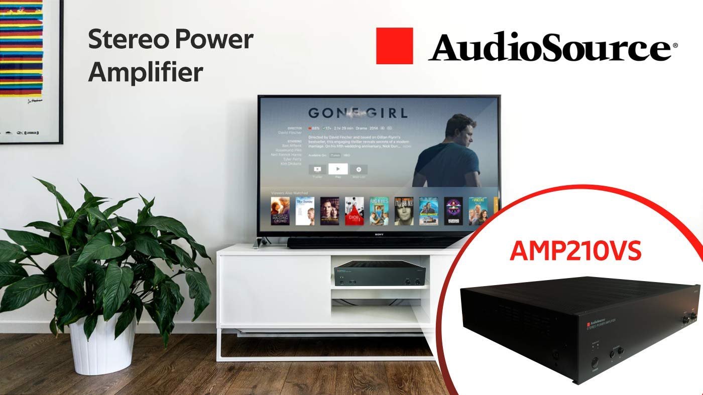 AudioSource Analog Amplifier, Stereo Power A Amplifier AMP210VS for Home Sound Systems