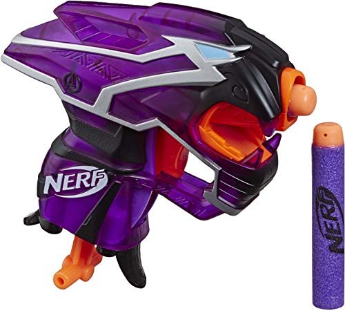 Nerf Black Panther Microshots Marvel Toy Blaster - Includes 2 Official Elite Darts - for Kids, Teens, Adults