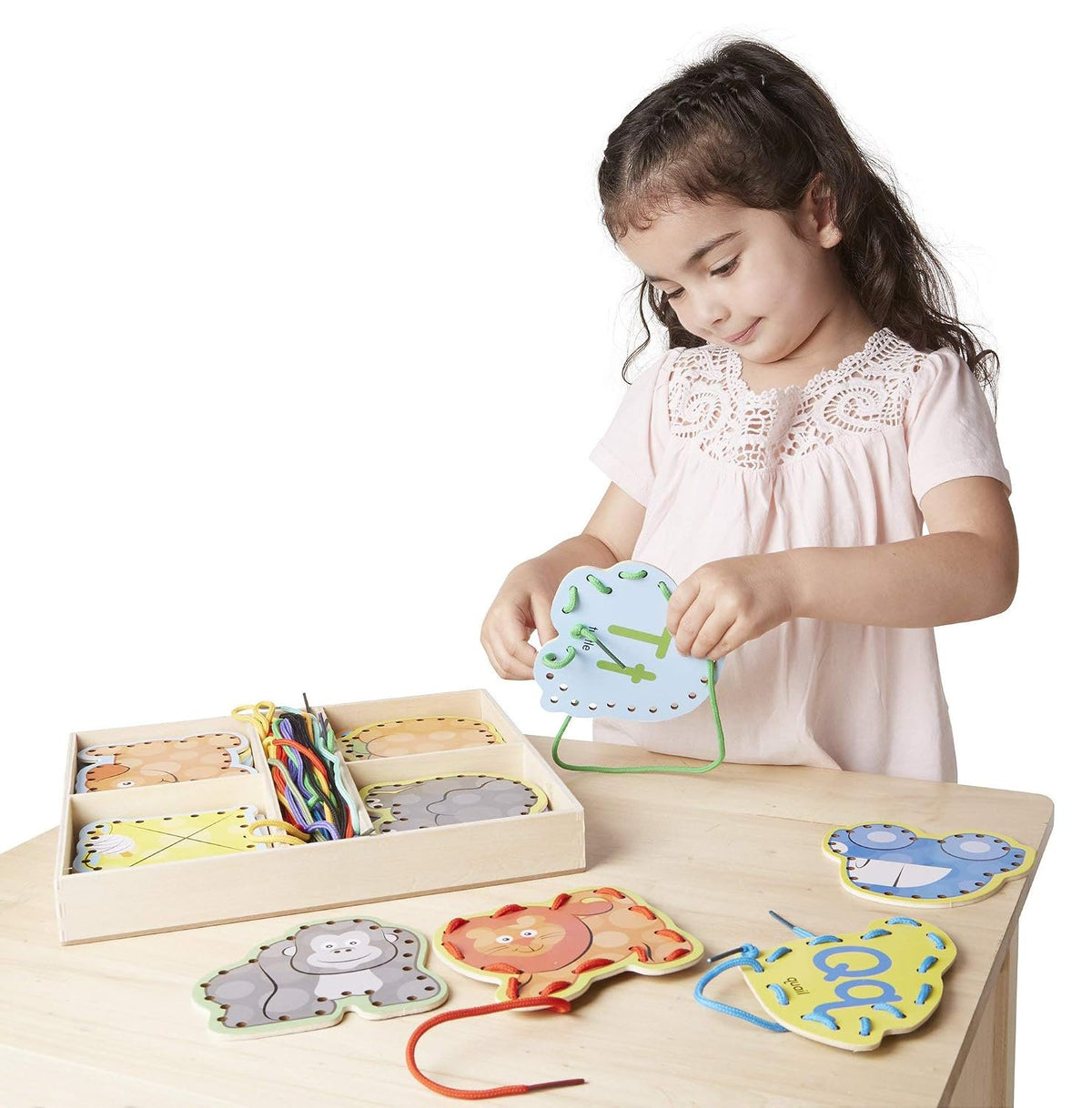 Melissa & Doug Alphabet Lacing Cards, 1 EA