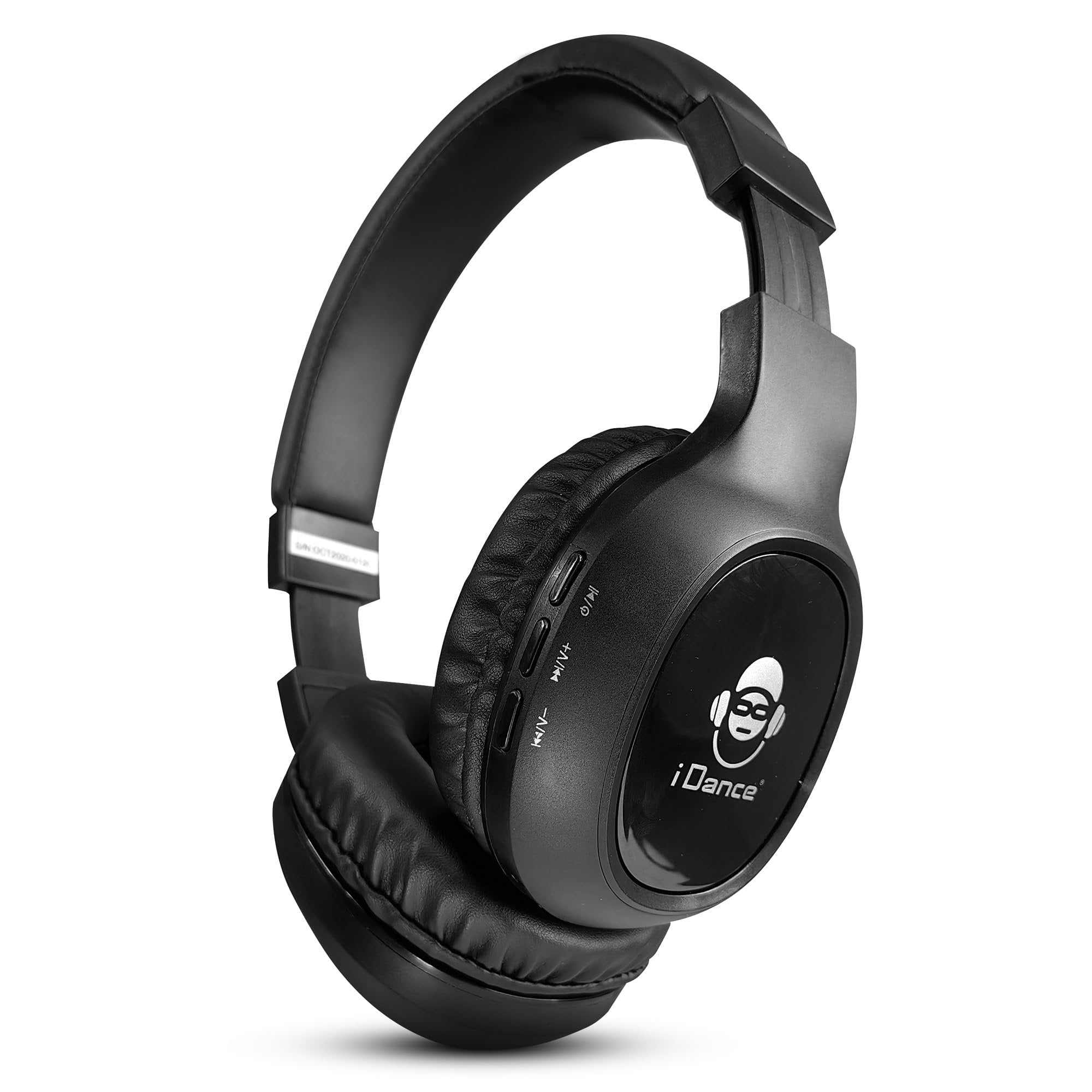 iDance Wireless Bluetooth Headphones with Noise Canceling and Built-in Microphone, Bluetooth Headphones Over Ear, 60 Hours Playtime Wireless Headphone, Super Bass Sound for Travel, Home, Cellphone