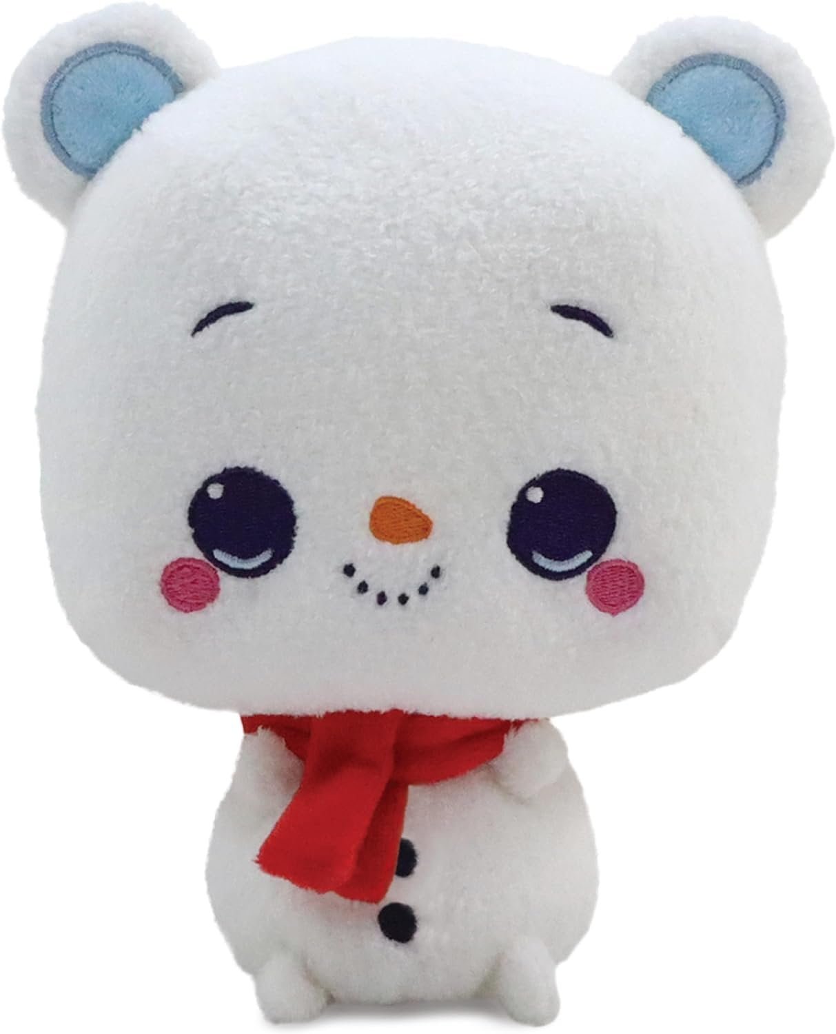 GUND Drops, Benny Burr, Expressive Holiday Stuffed Animal Soft Plush Pet, Snowman Teddy Bear, 6