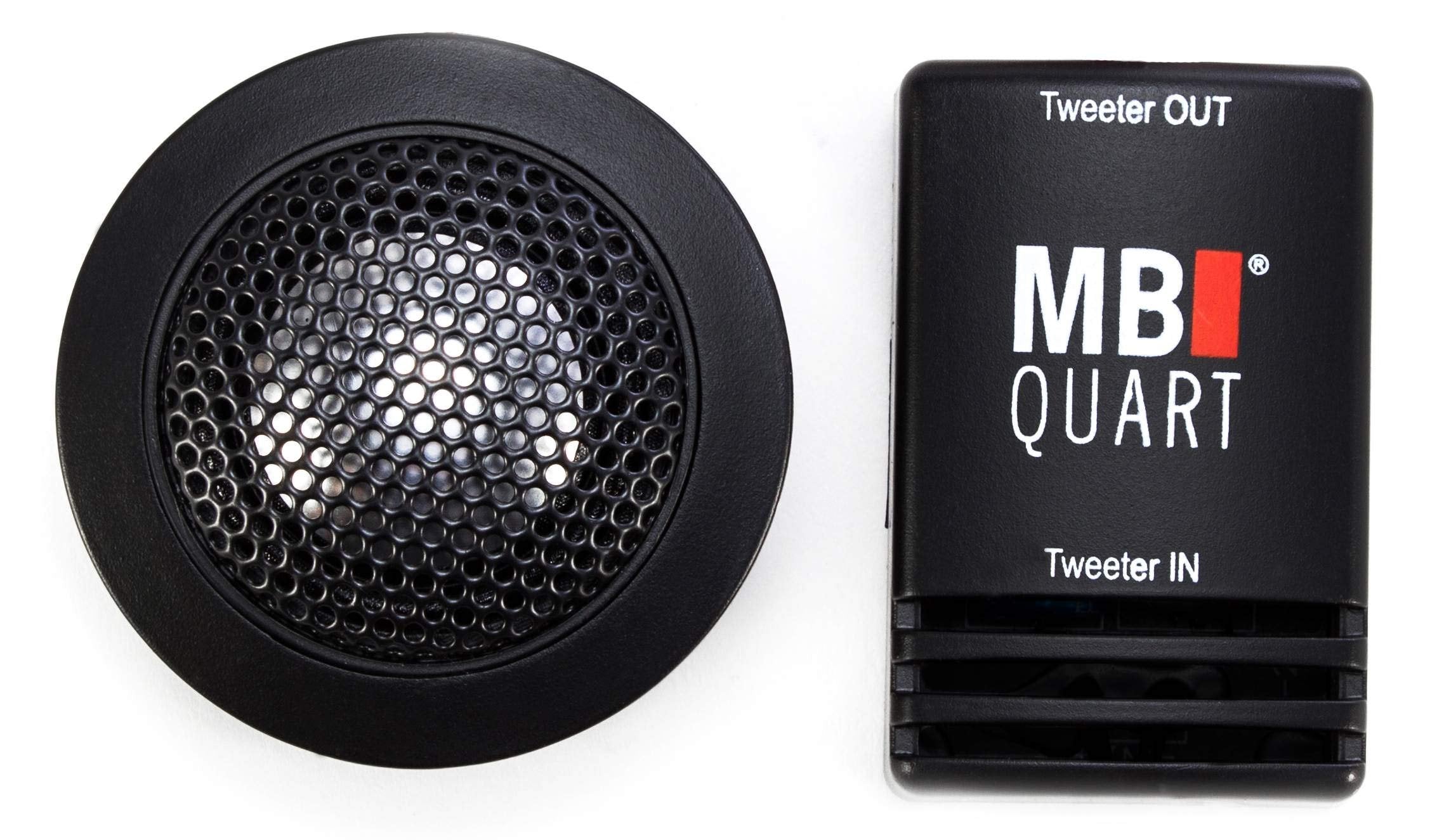 MB Quart DT1-25 Discus Tweeters with Crossover, 1-Inch, Set of 2