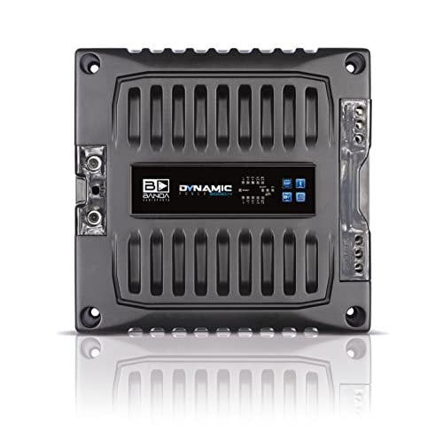 Banda Audioparts Dynamic Power 2000.4 @ 2 ohms Audio Amplifier Internal Link Processor Digital Signal DSP Bluetooth DY App 4 Channels 9-15V Input Voltage 80dB
