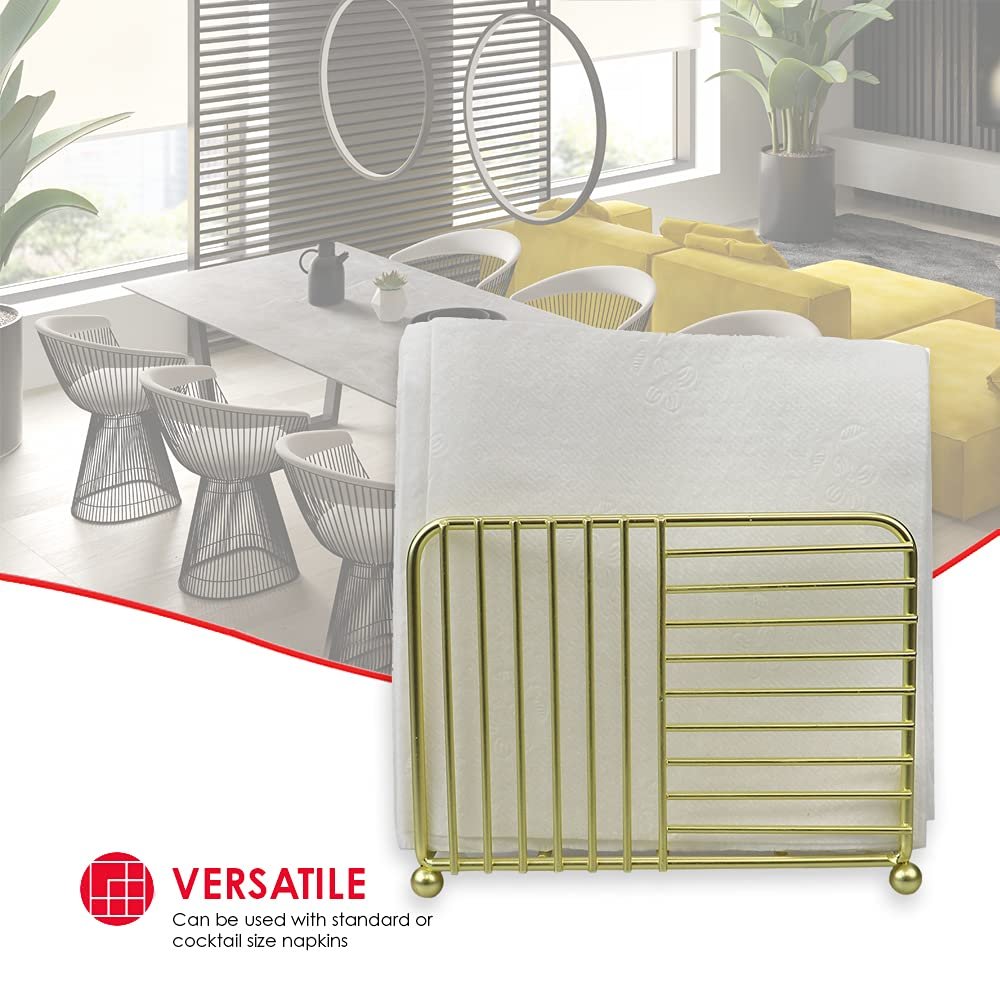 Home Basics Halo Heavy-Duty Free Standing Steel Napkin Holder (1)