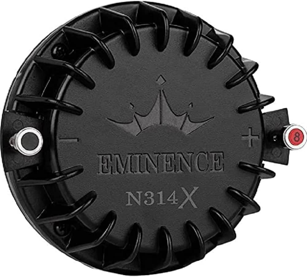 Eminence 1.4 Inch Compression Driver – Neodymium HF Driver with 3" Voice Coil and Carbon Fiber Diaphragm – 150W RMS, 8 Ohm – Lightweight Pro Audio Compression Horn for PA Systems and Stage Monitors