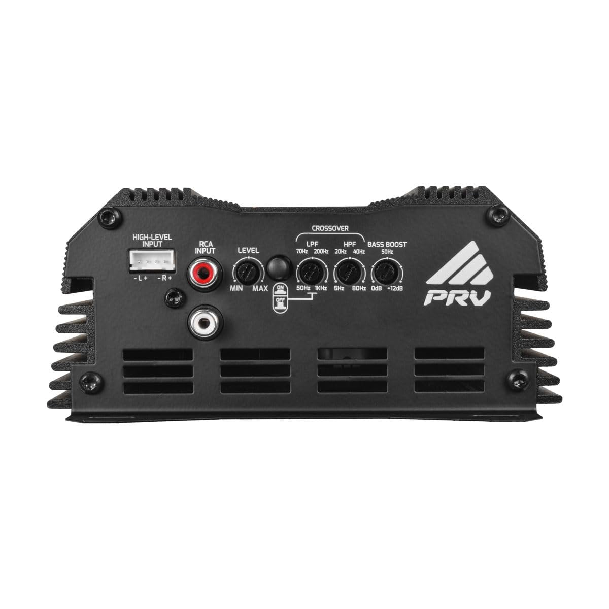 PRV Audio MDX1800.1 1 Ohm Mini Car Audio Amplifier 1 Channel 1800 Watts RMS Ultra Compact Full Range Monoblock Class D Amp for Powersports, Motorcycles, ATV, for High Power Loudspeaker Systems