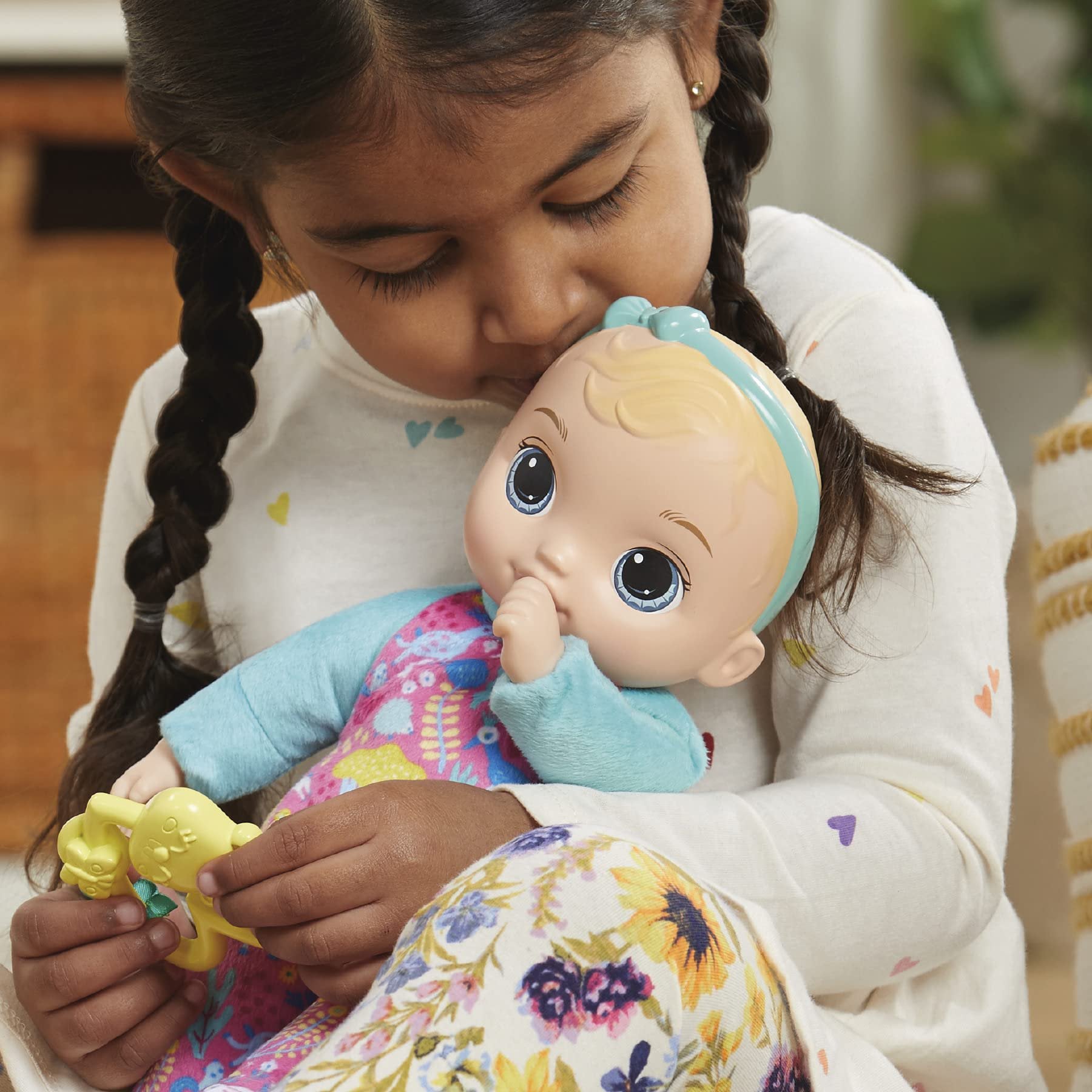 Baby Alive Soft ‘n Cute Doll, Blonde Hair, 11-Inch First Baby Dolls, Washable Soft Toys for Toddlers, Easter Gifts for Kids, 18 Months+