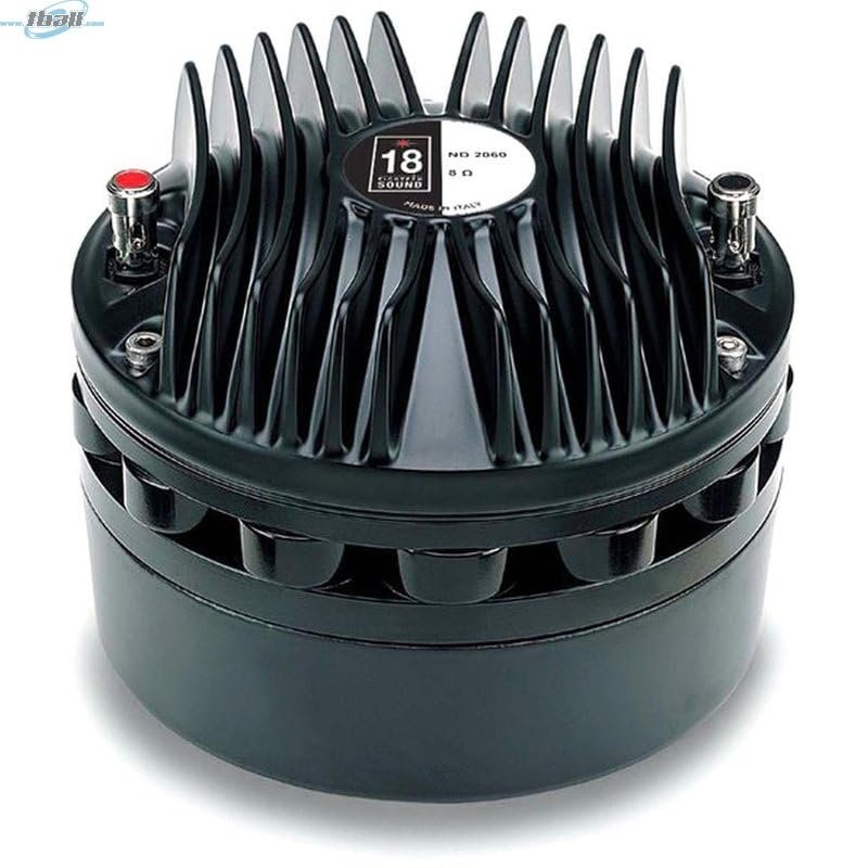 Eighteen Sound ND2060-8 HF Driver 2-Inch NEO Aluminum Edgewound Voice Coil 100 Watt RMS 200 Watt Peak 8-Ohms Pro Audio Components Speakers Drivers for Motorcycle Car Audio Applications