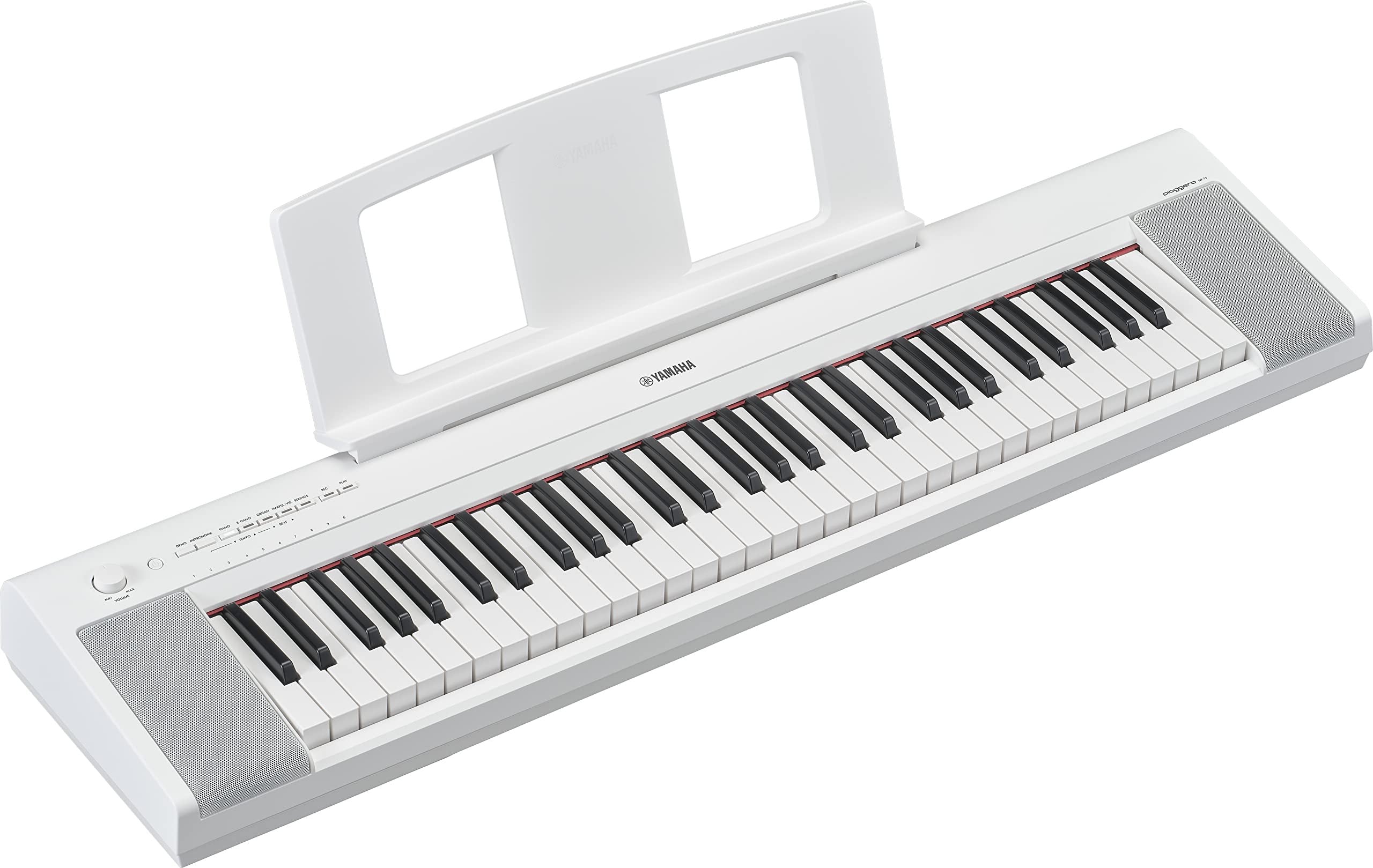 Yamaha 61-Key Piaggero Ultra-Portable Digital Piano, Black (NP15WH)
