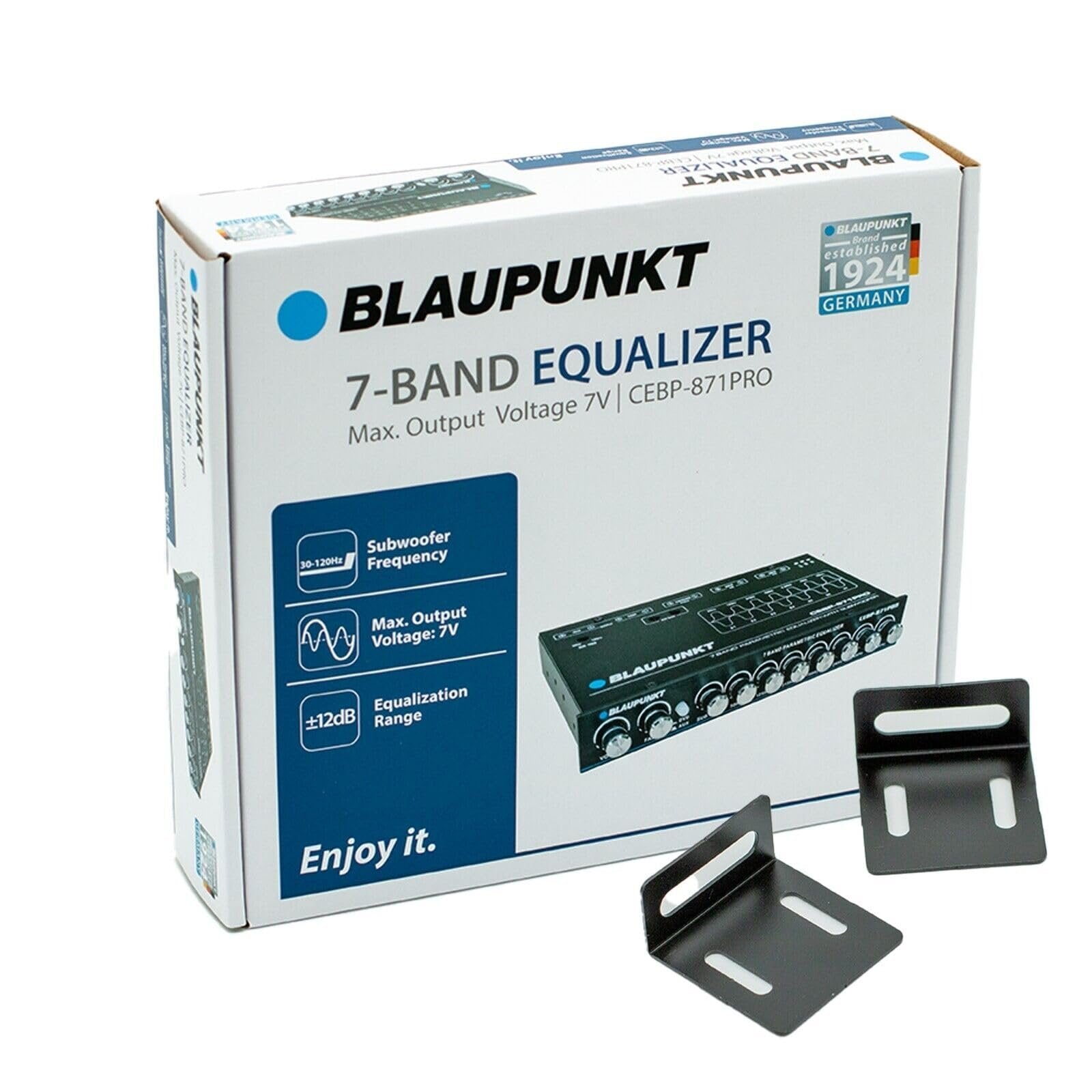 Blaupunkt CEBP-871PRO 7 Band Compact Equalizer Maximum Output Voltage 7V RMS