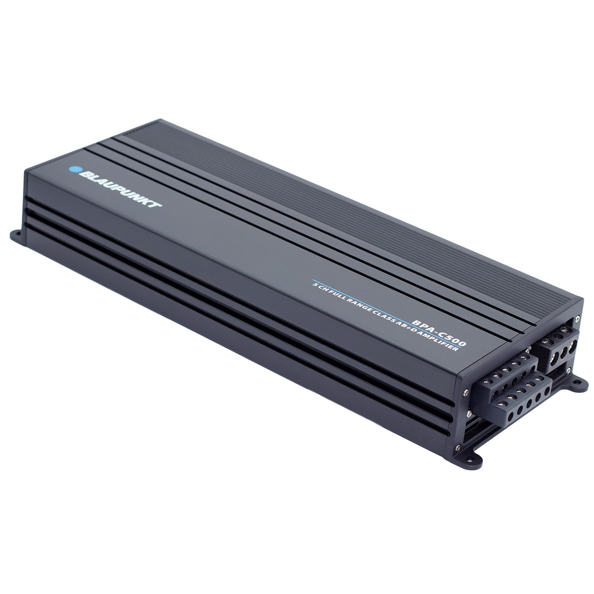 BLAUPUNKT BPA-C500 Elite Car Audio Class AB + Class D 5-Channel 3600W Stereo Amplifier Bridgeable Bundle with Gravity Magnet Phone Holder