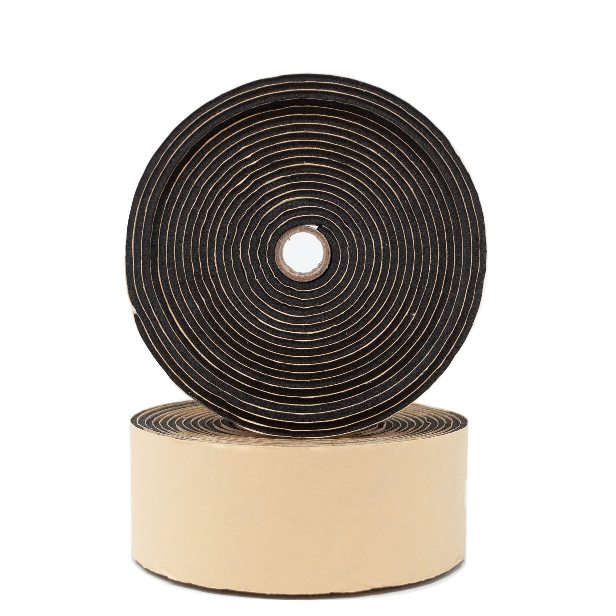 SOUNDSHIELD SSD-WRAPIT 30 Feet of 3 MM Waterproof Closed-Cell Adhesive Backed Single Tube Car Sound Deadening Tape Two 2-inch Wide Rolls