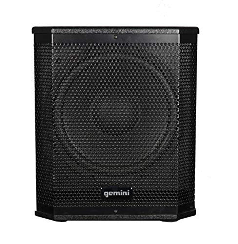 Gemini Sound LRX-448 Professional Bluetooth PA System, Line Array with 4x4 Horizontal Drivers, 12" Powered Subwoofer, 1000W, USB/SD Card, Includes Stands and Cables