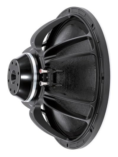 B&C Speakers ALT15NW768M 15-inch Woofer 600 Watts Rms 1200 Watts Peak 8 Ohms Double Silicone Spider Ventilated Voice Coil Gap Loudspeaker Motorcycle Car Pro Audio Components Speaker - 15NW76-8