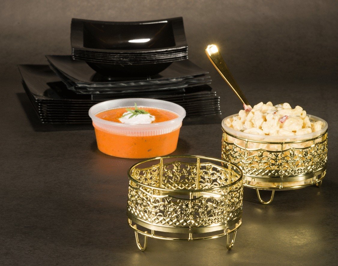 Nicole Home Collection Deli Food Storage Containers with Lids, 8-Ounce, 40-Pack, Leak Proof, Airtight, Microwave & Dishwasher Safe, Stackable, Reusable, And BPA Free