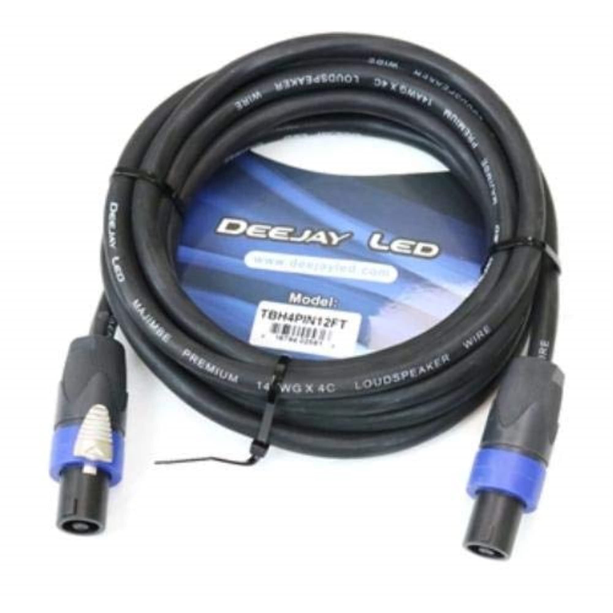 12 Foot Length SPEAKON 4-Connector to SP