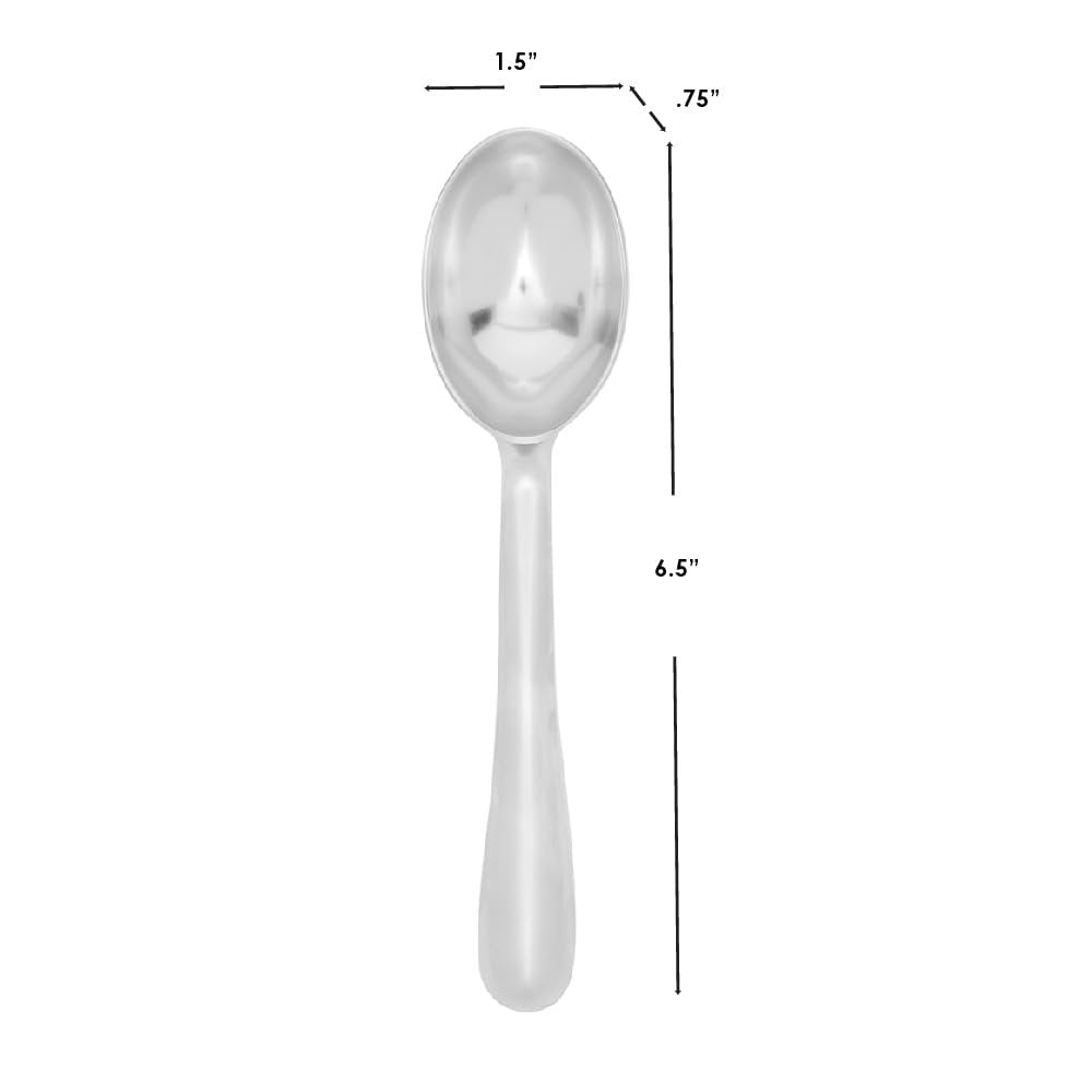 Home Basics Ice Cream Scoop, 6.62" L x 1.50" W x 0.75" H, Silver