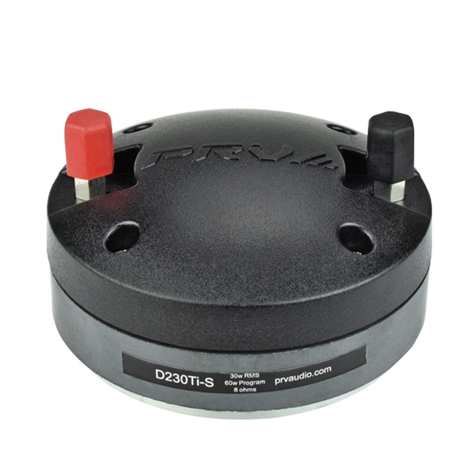 PRV AUDIO 1" Exit Screw-on Driver D230Ti-S 60 Watts 8 Ohm, Pro Audio Titanium Compression Driver for Replacement and Upgrade for Pro Audio Systems (Single)