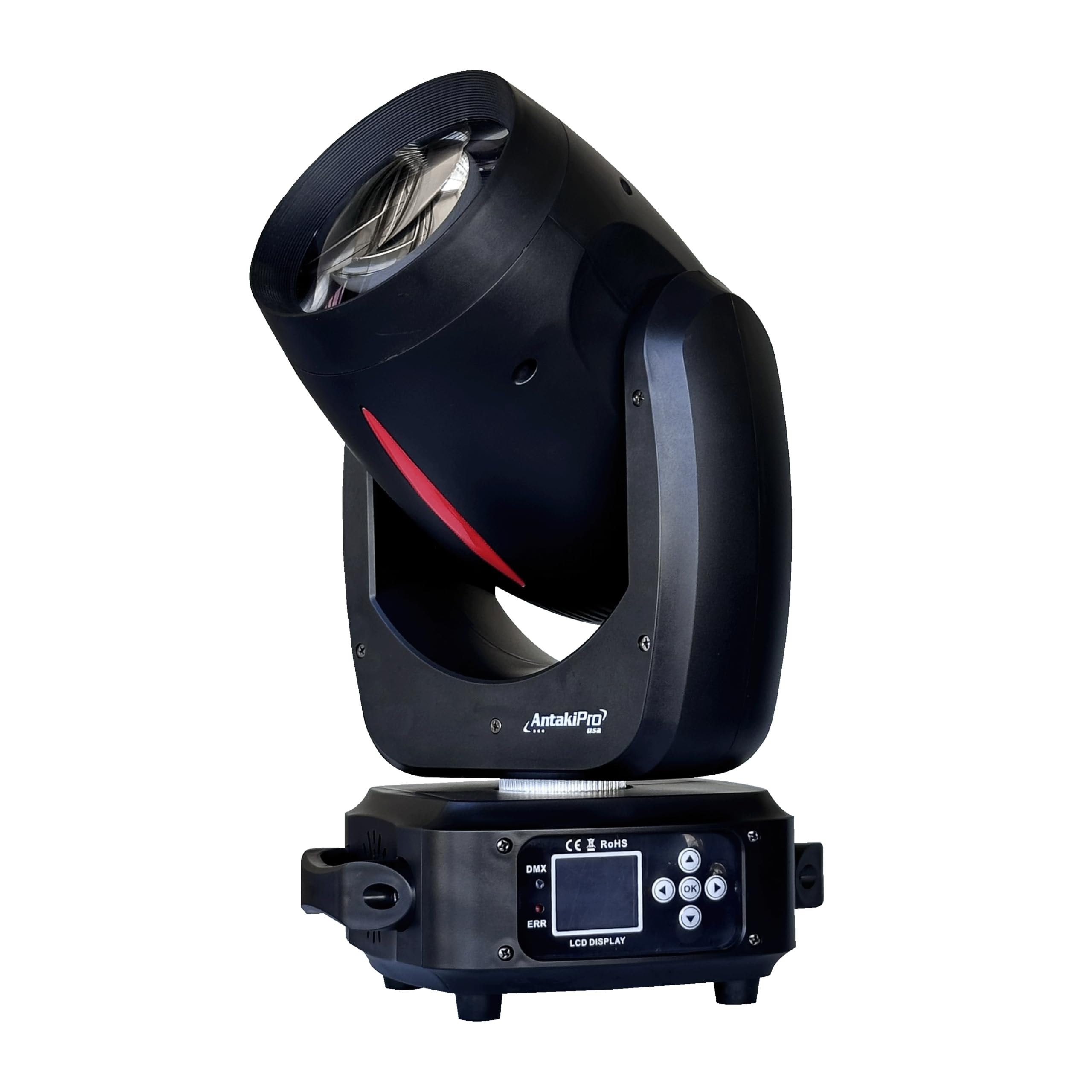 ANTAKIPRO AP-180MH 180 Watts LED Beam Moving Head Entertainment Venue Lighting Rotatable with Adjustable Speed Linear Dimming