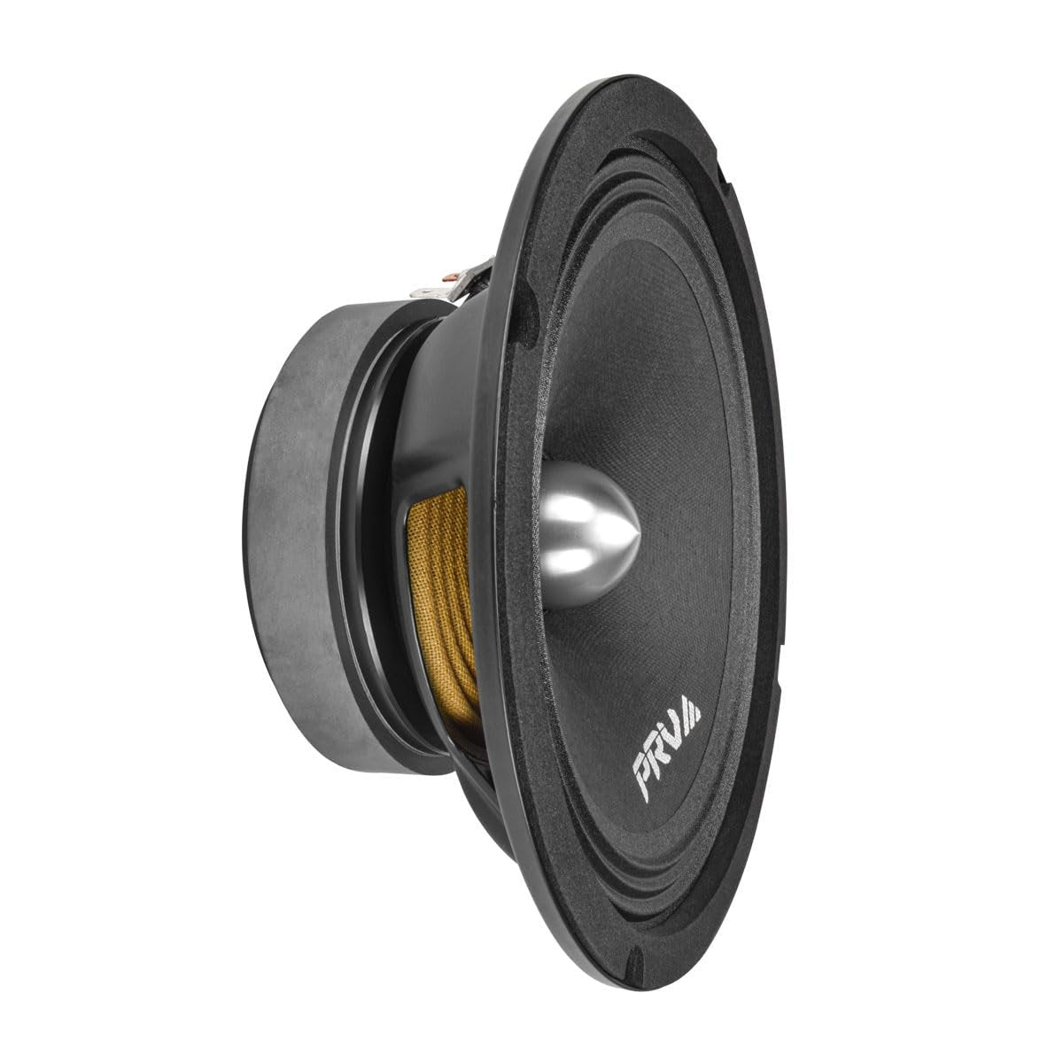 PRV AUDIO 8 Inch Midrange Speaker 8MR500-4 Bullet, 500 Watts Program Power, 4 Ohm, 1.5 in Voice Coil Bullet Speakers for Car Audio Door Louspeaker (Single)