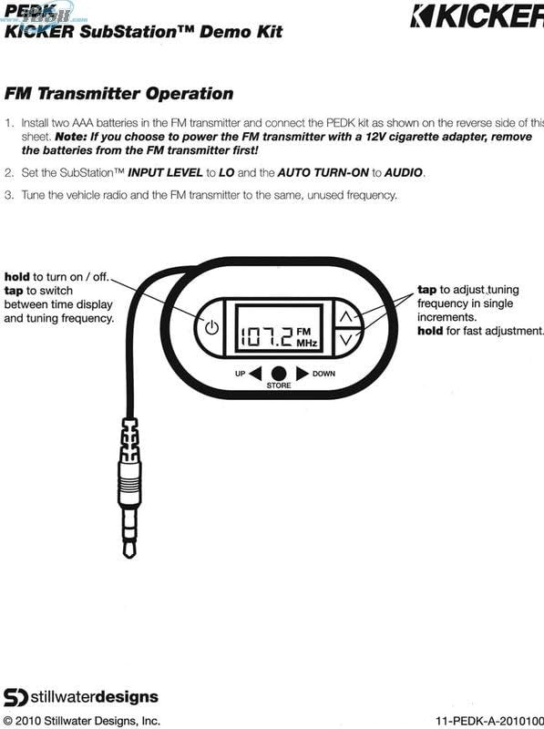 KICKER Demo Kit for Boxes - PEDK
