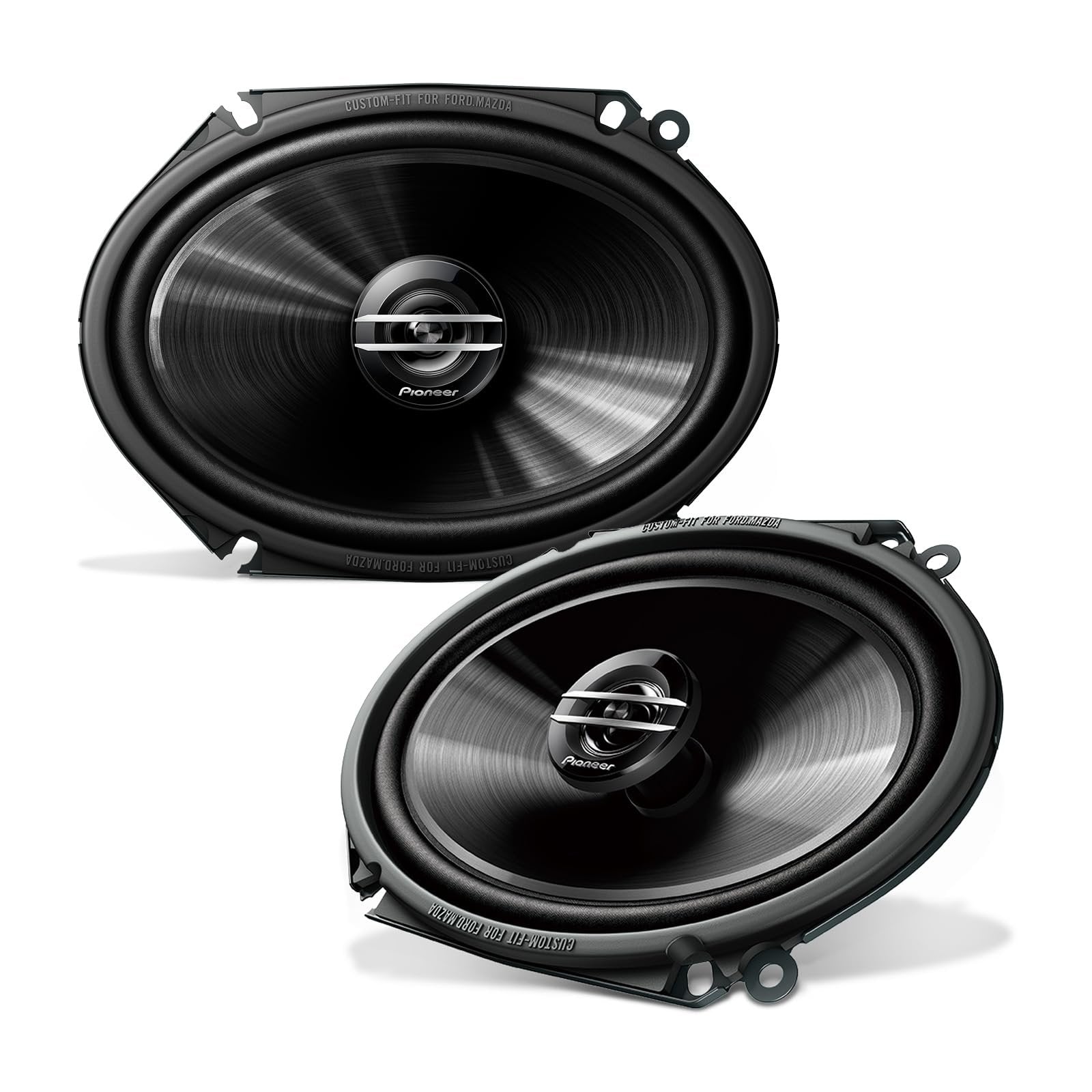 Pioneer G-Series TS-G6820S 6” x 8” 2-Way Speakers (Pair) – 250W Max, Balanced Sound + Smooth Treble, Great Stock Replacement, High-Efficiency Speaker Designed for OEM Power
