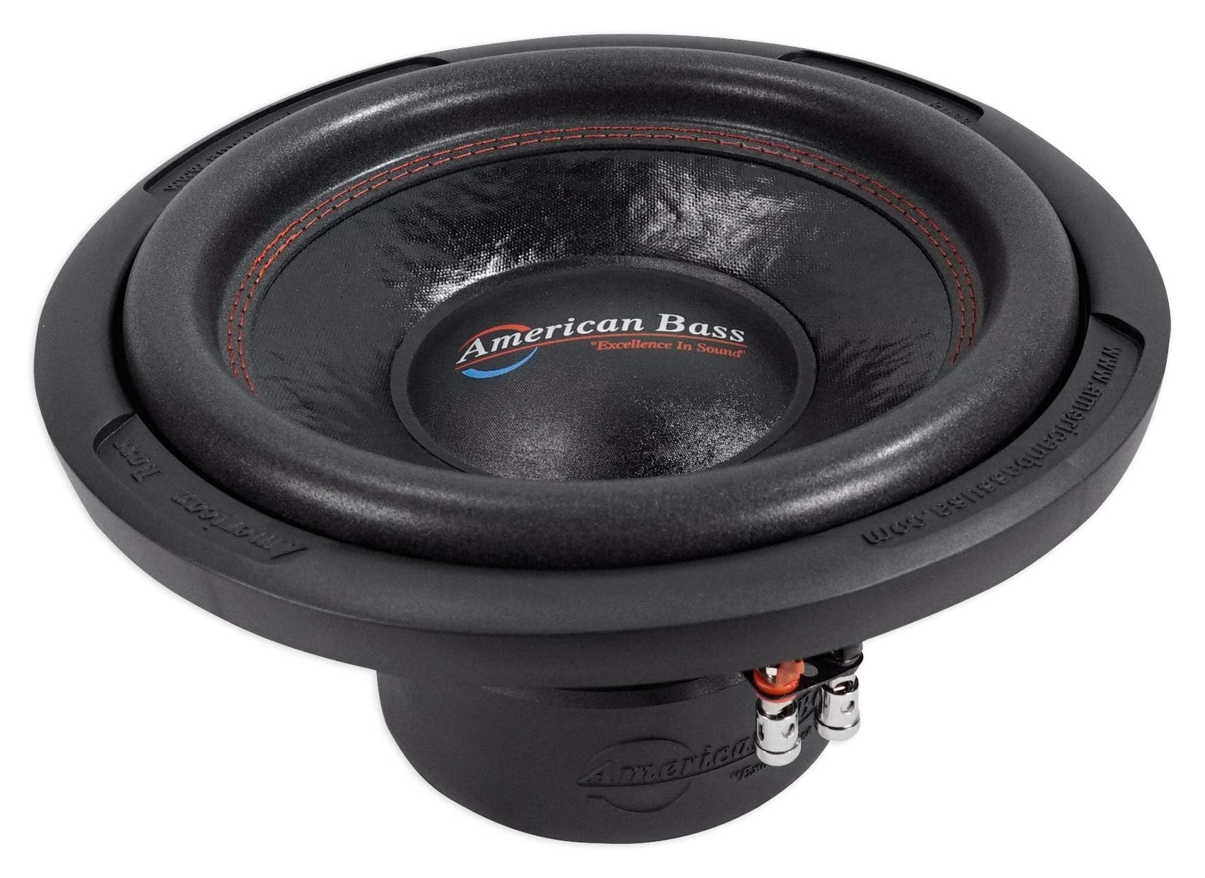 American Bass XD-1044 XD 10-inch Subwoofer 450 Watt RMS / 900 Watt Max Dual Voice Coil 4 Ohm Voice Coils 125 Oz Magnet