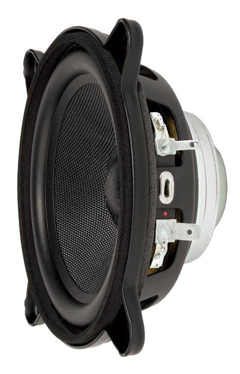 Faital Pro 4FE32-8 4-inch Mid Bass Woofer 8-Ohms Compact Low-Frequency Loudspeaker Professional Home Car Audio Speaker Applications 30W Rms 60W Max