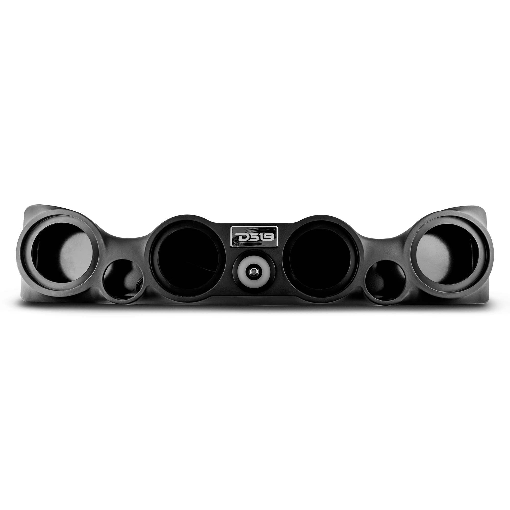 DS18 TJ-SBAR/BK TJ Wrangler Overhead Sound Bar System - Will Accommodate 4X 6.5 Speakers, 2X 1.75 Tweeters Black