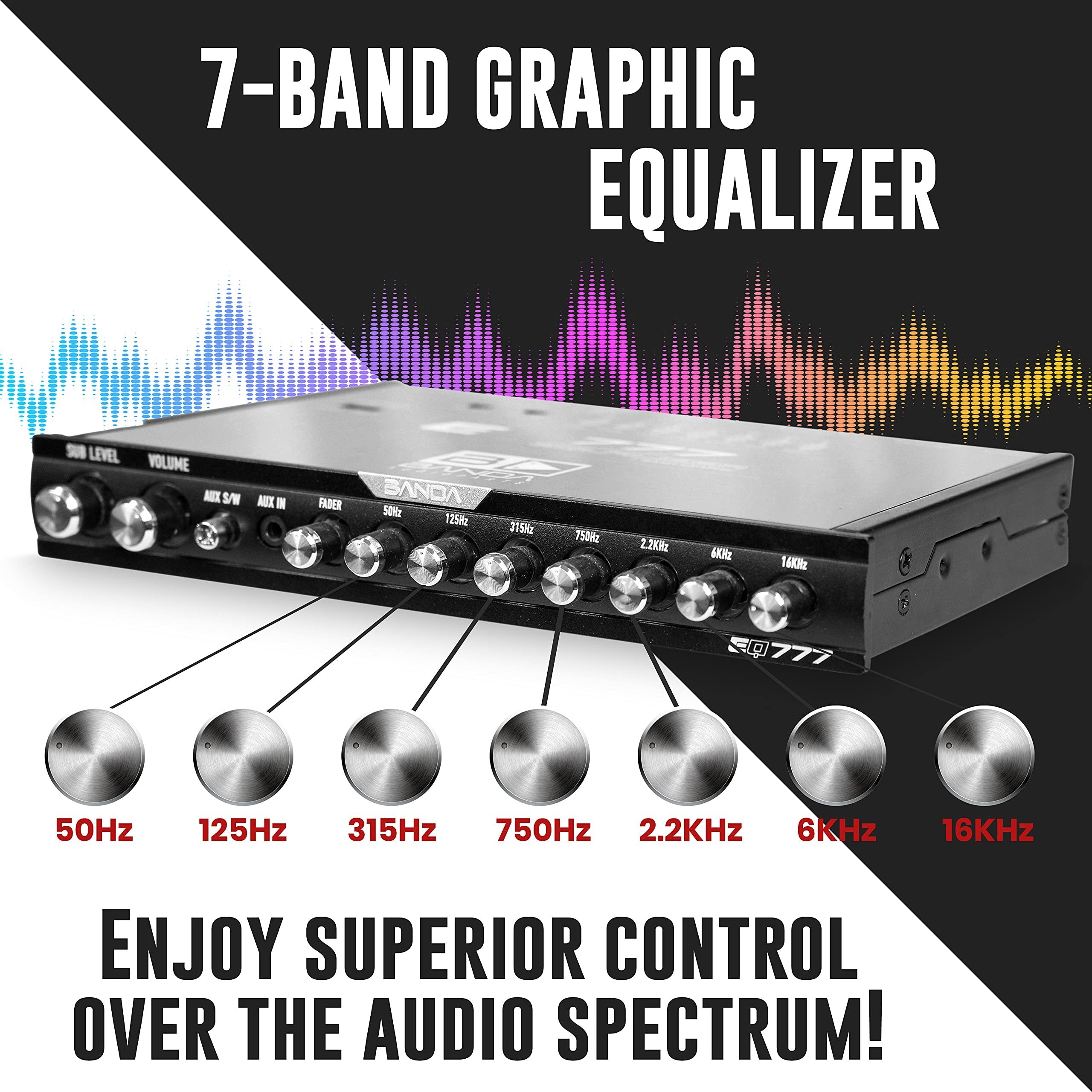 Banda Half Din Size Seven Banda Graphic Car Equ