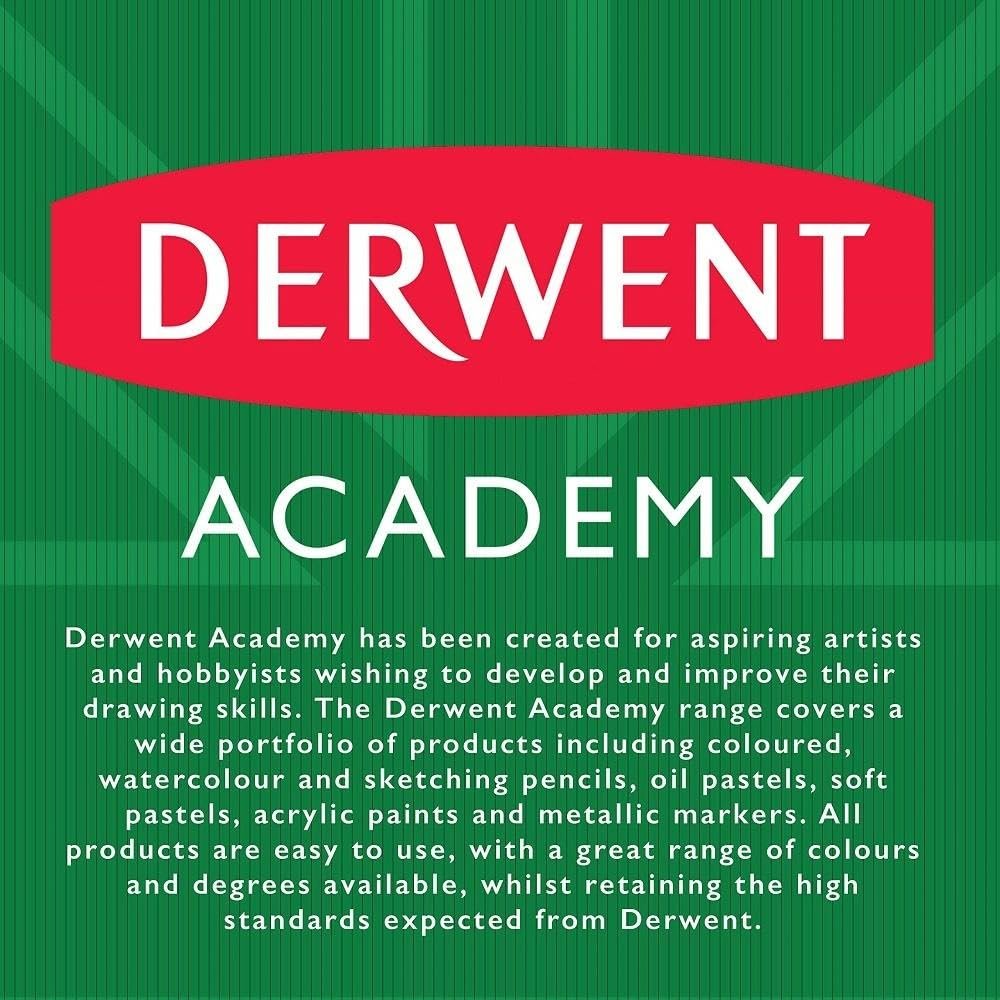 Derwent Academy Oil Pastels, 24 Pack (2301953), Multicolor