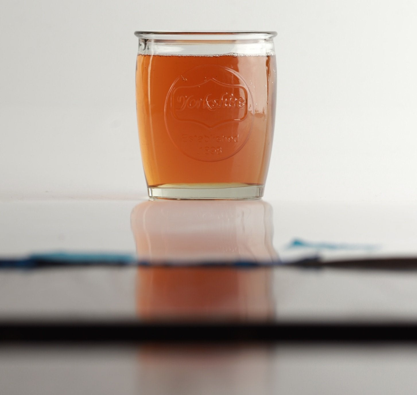 Circleware Yorkshire Whiskey Glass Drinking Glasses Set, 14 Ounce, Set of 4 Double Old Fashioned Clear Heavy Base Scotch Glass Cups