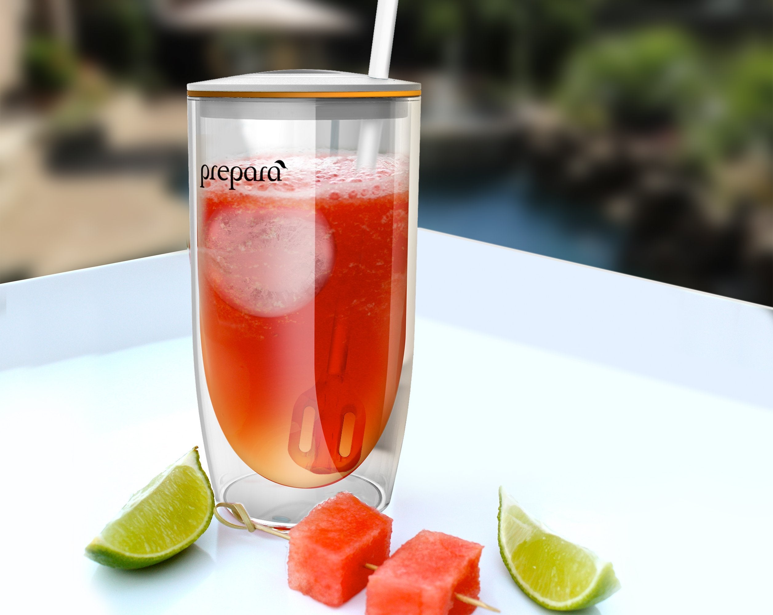 Prepara Insulated Tumbler for Brewed Ice Beverages, Set of 2