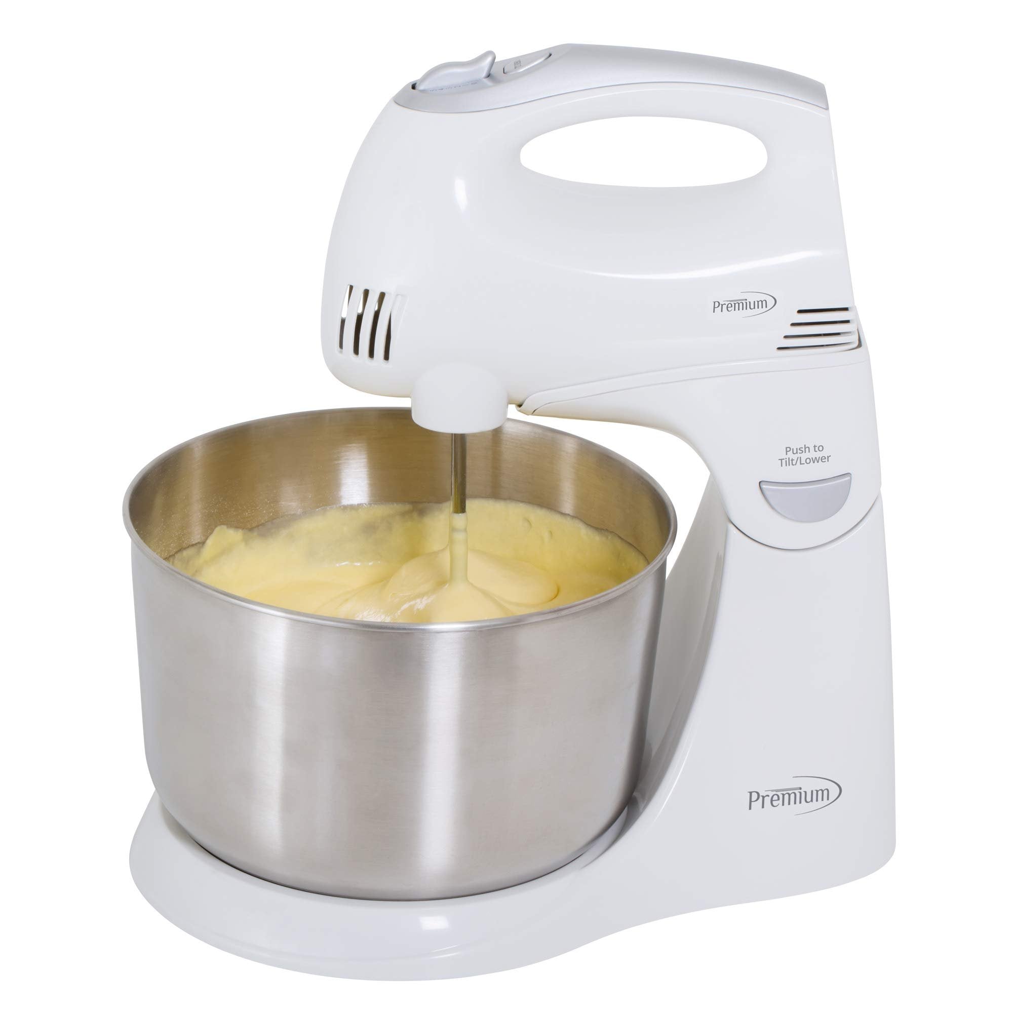 Premium 4.5 Quart Hand and Stand Mixer