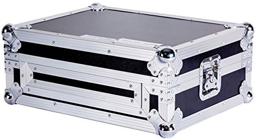 Flight Case Karaoke Dj Station Complete With Removable Cover And Front Door Sturdy Hardware Enough Space In The Rear For Cables Groove Impact Resistant Aluminum Frame DEEJAYLED TBHCDMIX