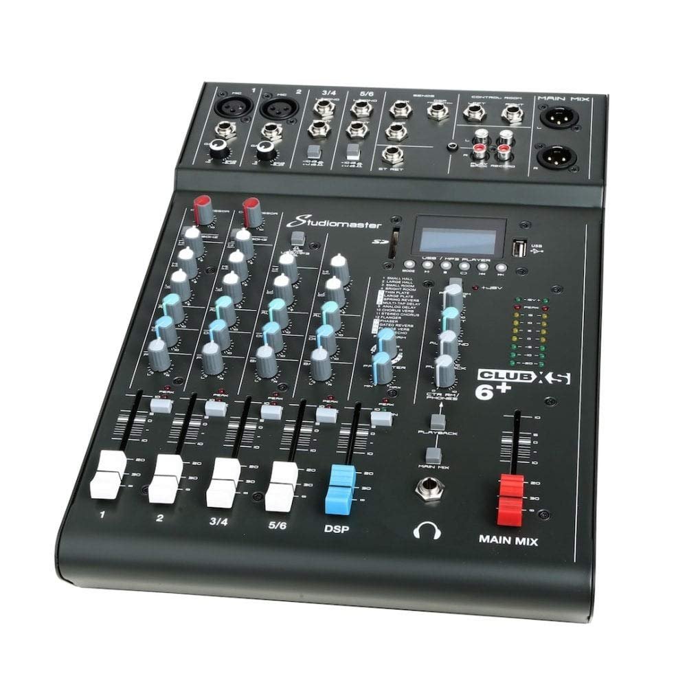 StudioMaster Club XS 62 MIC 2 ST Channels INC DSP & USB/MP3 PLAYER