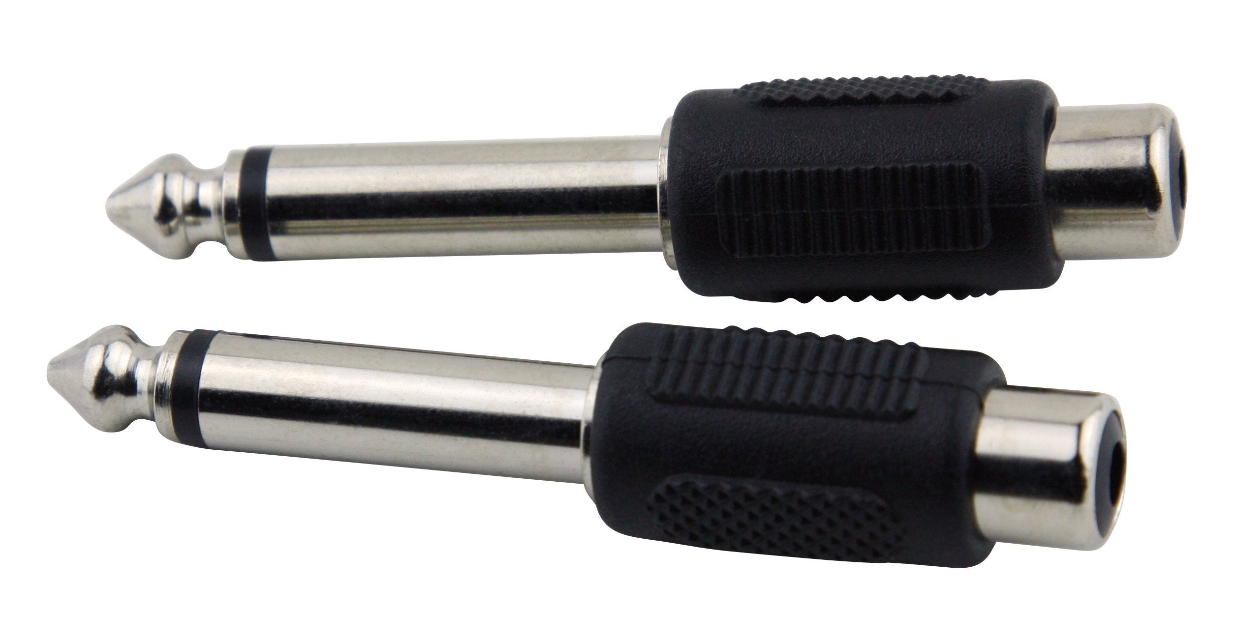 Pig Hog PA-RF14M RCA to 1/4" Adapter, 2 Pack