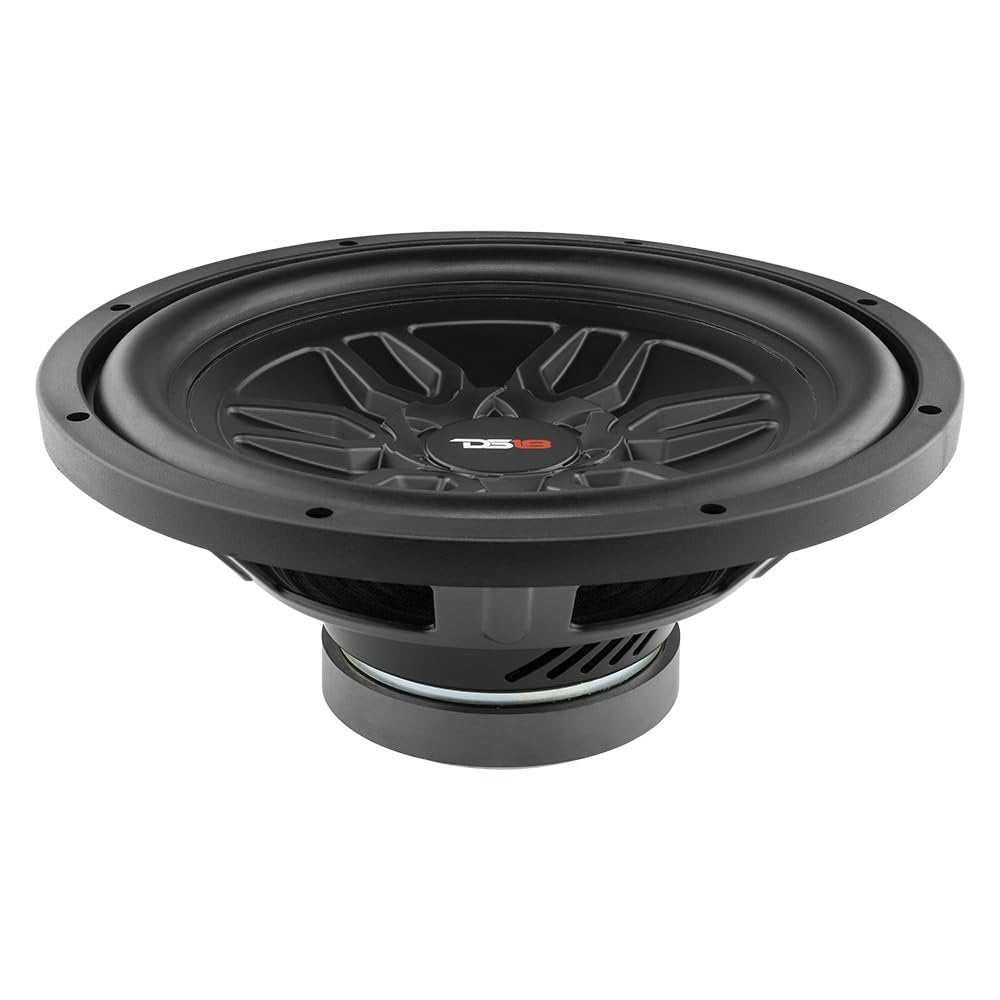 DS18 SLC-MD12.4D Car Subwoofer 12" 1000 Watts Max Power 250 Watts RMS Dual Voice Coil 4 Ohms. Easy Mounting. Loud Bass for Vehicle Stereo Sound System - 1 Speaker