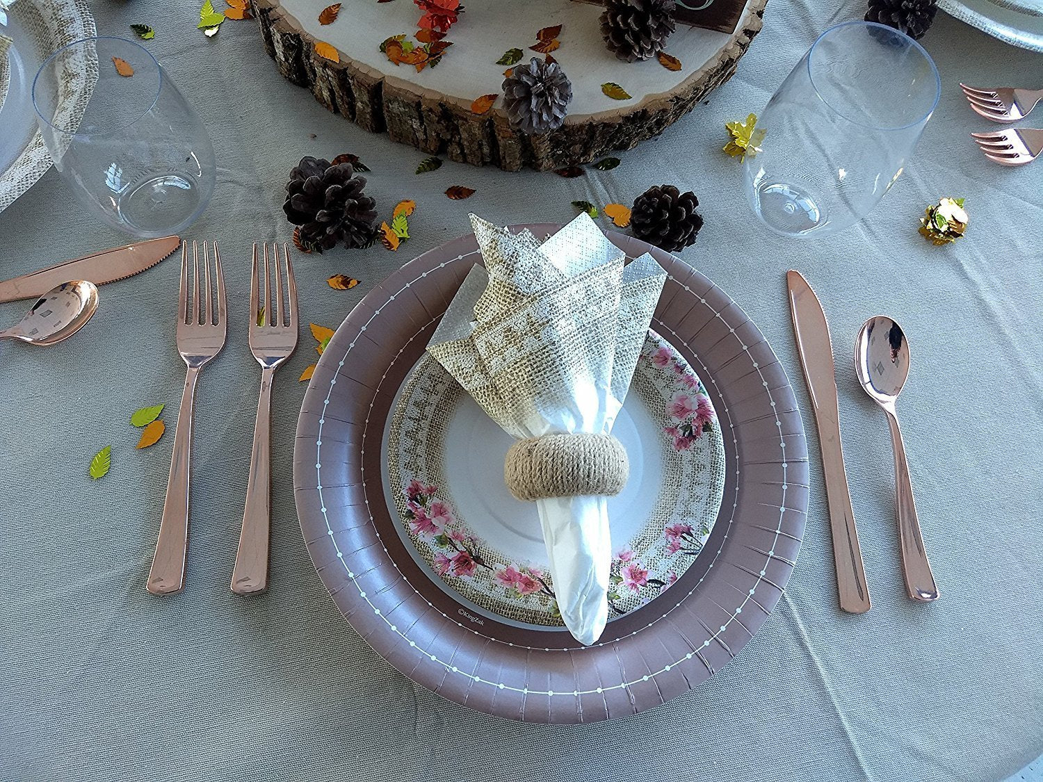 Plastic Cutlery Silverware Extra Heavyweight Disposable Flatware, Full Size Cutlery Combo, 32 Forks, 32 Knifes, 32 Spoons, Value Pack 96 Count