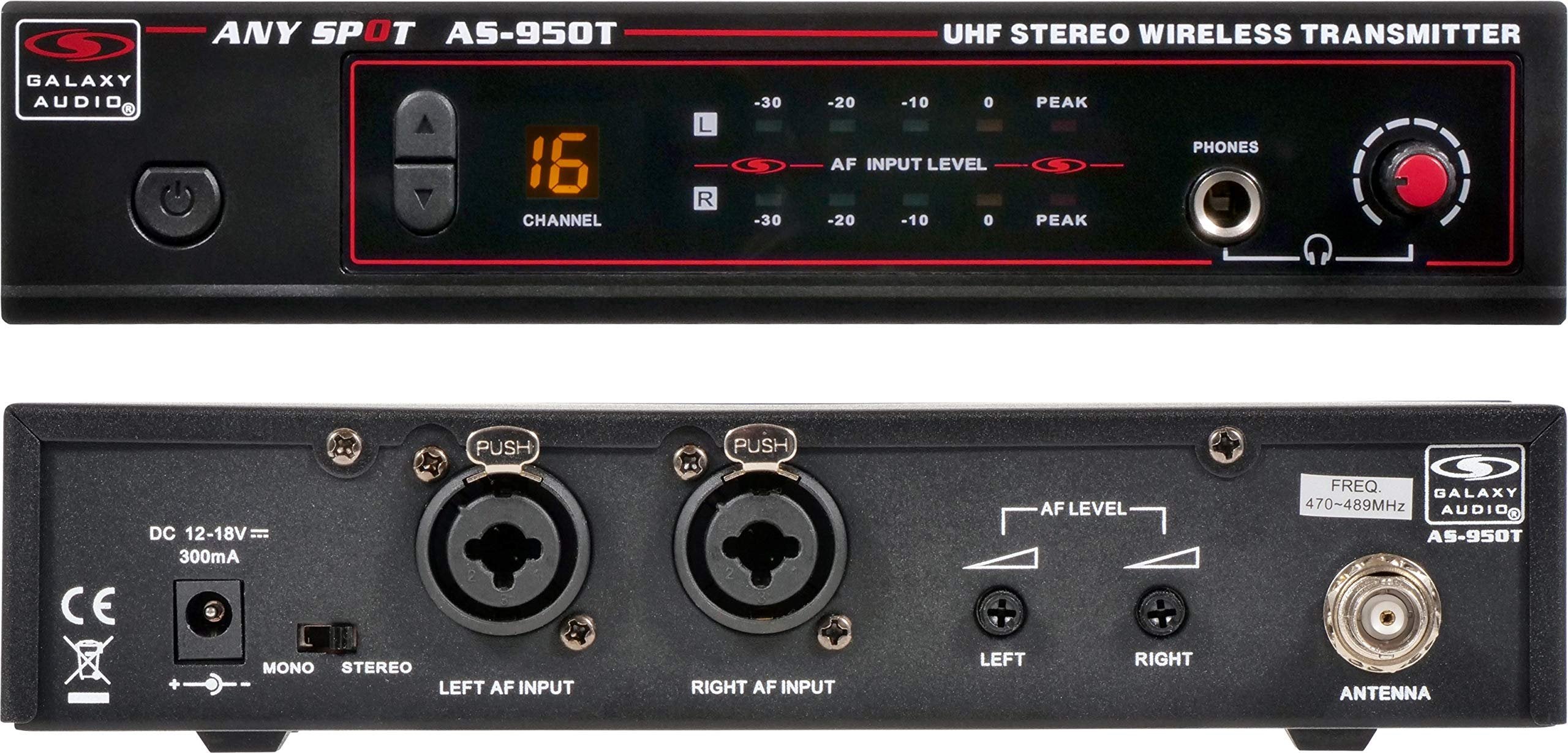 Galaxy Audio Amplifier Part, Black, Group N (AS950N)